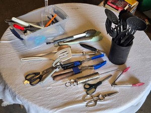 Assorted Kitchen Utensils and Tools