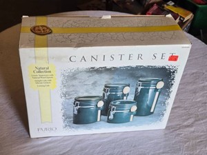 Furio Home Natural Collection Canister Set - New in Package