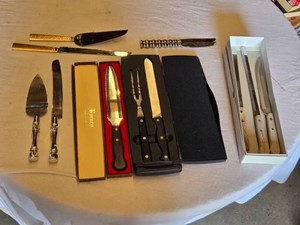 Kitchen Knives and Utensils Including Burnco, Stainless Steel and More