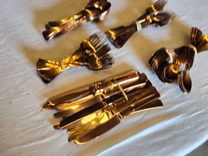 Hampton Forge Signature Golden Silverware Flatware