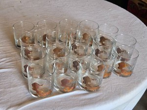 Set of 19 Frank Sinatra-Themed Glasses