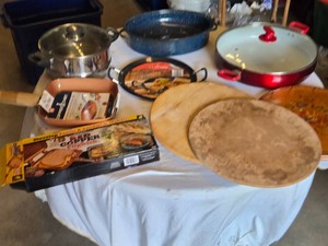 Copper Chef Skillet New, Red Copper Flipwich Panini Maker New, Crofton Comal and and Other Cookware