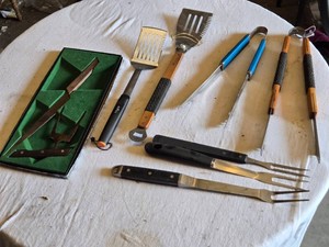 BBQ and Grilling Tool Set with Various Utensils