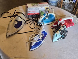 Black & Decker and Assorted Irons