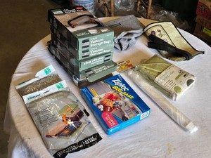 Vacuum Storage Bags and Household Organization Items including Storehouse 3-Pack Vacuum Storage Bags, Ziploc Big Bags, and Non-Slip Ironing Mat