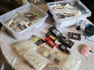 Nail Care and Beauty Products including Press-On Nails, Nail Polish Strips, Makeup Items, and Accessories