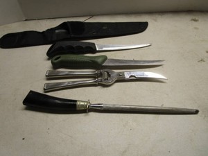 Poultry Shears, Filet Knives