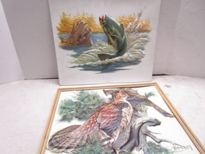 B&B Embossed Prints by Sweney, Plastic