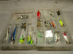 Fishing Lures, Rapalas, Plano Boxes, Anchor