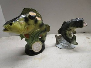 Beam Fish Decanters, Homeco Figure