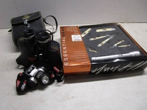 Knife Set, Binoculars, Head Lamp