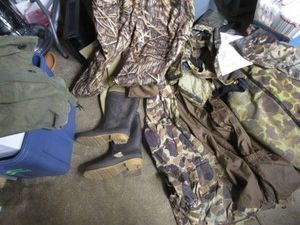 Camo Pants, Bibs, Coat