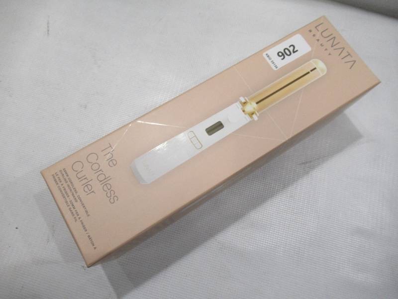 NEW Lunata Beauty - The Cordless Curler - White