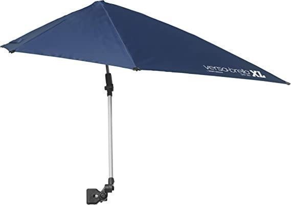 Versa-Brella XL by Sport-Brella All-Position Umbrella with Universal Clamp - Blue