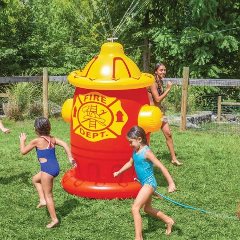 NEW BigMouth Inc. Giant Inflatable Fire Hydrant Backyard Water Sprinkler