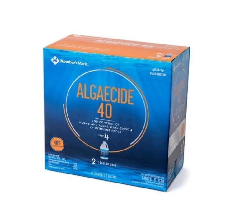 NEW Members Mark Algaecide 40 (1 gal, 2 ct.) - Swimming Pool Algae Control - STEP 4