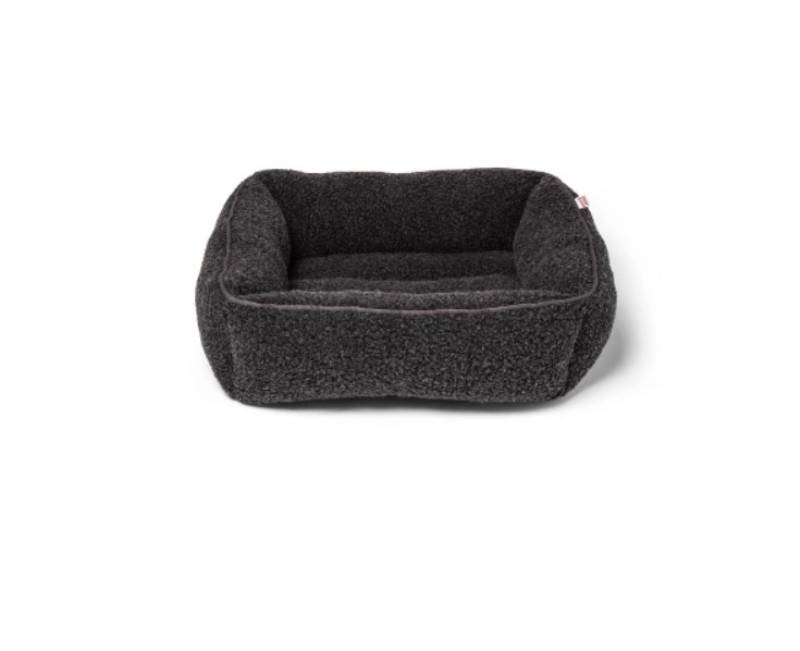 NEW Modern Cuddler Rectangle Dog Bed - Boots & Barkley - Black SMALL