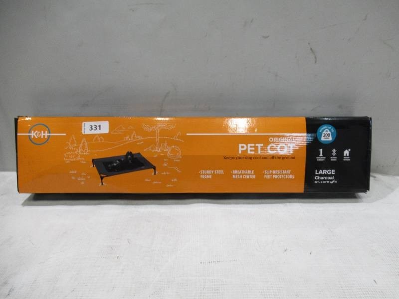 K&H Original Pet Cot - LARGE - Charcoal
