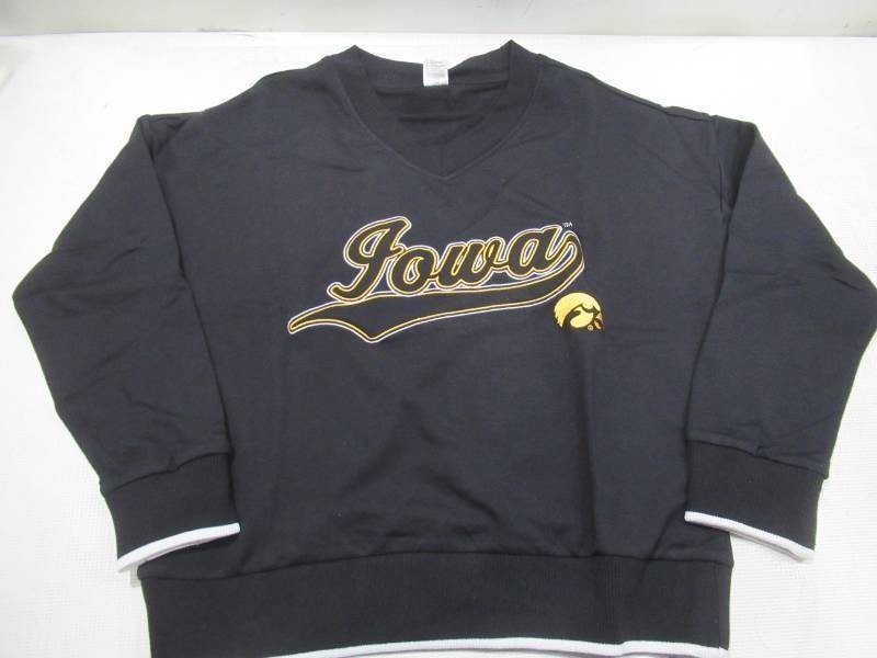 NEW Womens NCAA Team Apparel Long Sleeve Pullover - Iowa Hawkeyes - MEDIUM