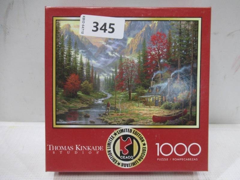 NEW Buffalo Games Interlocking Jigsaw Puzzle, 1000 pc. - Thomas Kinkade