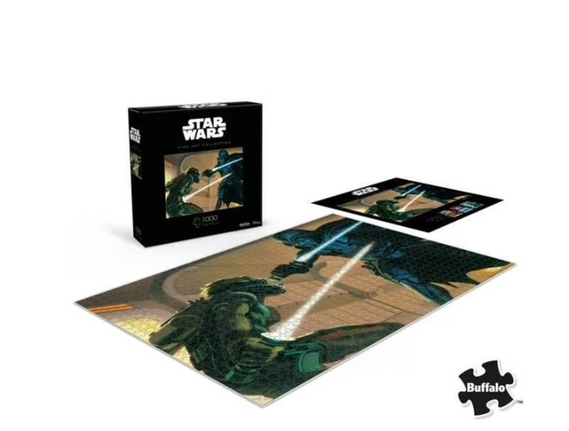 NEW Buffalo Games Interlocking Jigsaw Puzzle, 1000 pc. - Lightsaber Duel