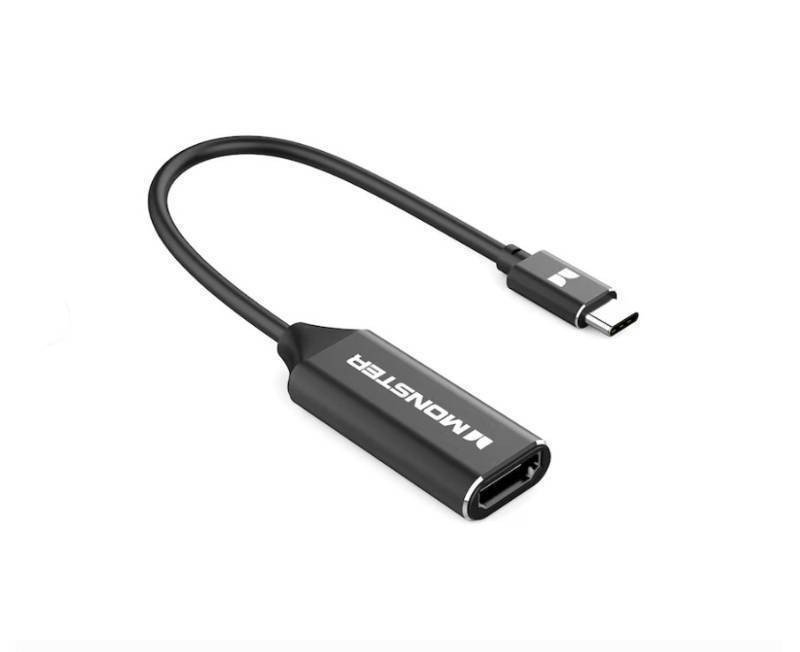 Monster Classic USB Type-C to 4K HDMI Adapter Video Cable (4k 30Hz) 6 Inch