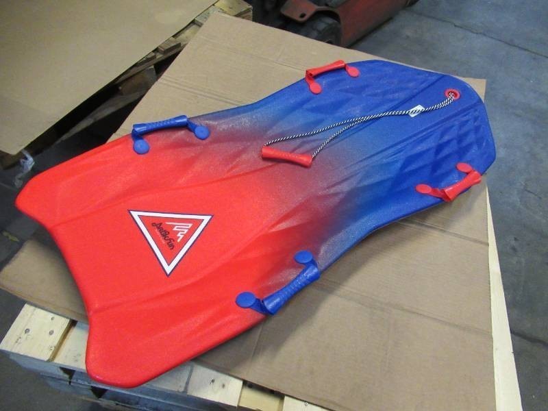 NEW Artikfun 2 Person Snow Sled, 50 - Blue and Red