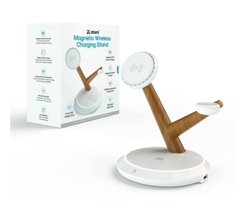 NEW Atomi Qi2 Magnetic Wireless Charging Stand