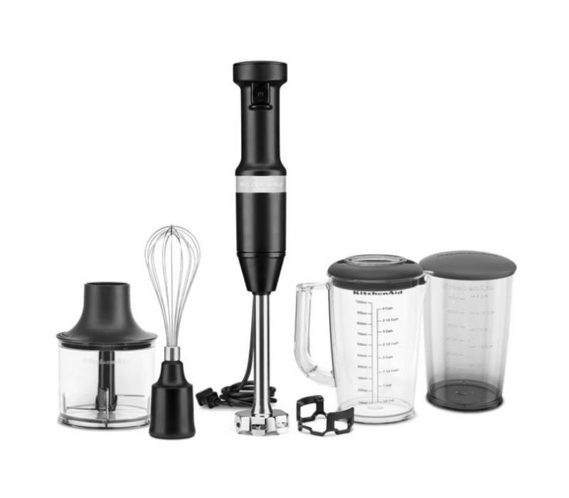 NEW KitchenAid Variable Speed Corded Hand Blender with Accessories