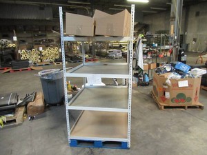 Adjustable White Metal Frame Built to Fit Onto Pallets - Perfect for Projects