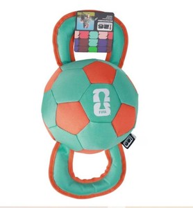 NEW FIFA World Cup 2026 Dog Toy, Duo Goal Grabber, Medium, Multicolor