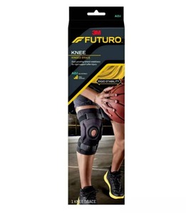 FUTURO Hinged Knee Brace, Adjustable Knee Support for Sport - 1pk