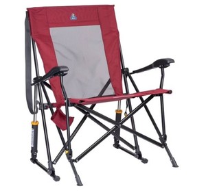 NEW GCI Outdoor RoadTrip Rocker XL Portable Folding Camp Chair - Maroon