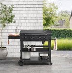 NEW Member's Mark 36" 4-Burner Propane Gas Griddle w/ Cover