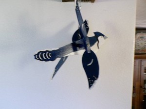 Wind Spinner - Colorful Blue Jay