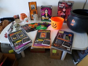 Large Lot of Halloween Decorations
