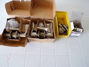 Lot of 2 - New Schlage Keyed Entrance F51AACC 619 Door Locks Keyed the Same