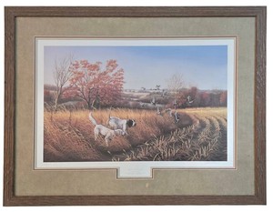 Ll-FR - Framed Print - Bird Dog Country Signed John Eberhardt