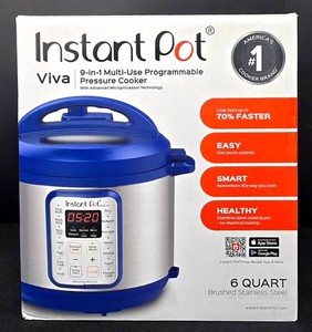Ll-FR - Electric Pressure Cooker - Instant Pot Viva 6 Quart Stainless Steel