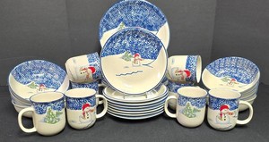 Ll-FR - Thomas Pottery China Dinner Set 8 Place Settings