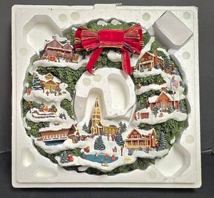 Ll-FR - Terry Redlin Illuminated Wreath Winter Memories