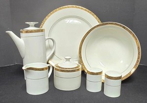 Ll-FR - Serving Pieces - Cuisine Tableware Command Performance Gold 5-Piece Set
