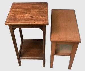 Ll-FR - Occasional Tables Pair of Wood Tables (Lot of 2)