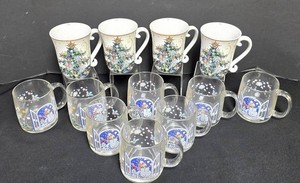 Ll-FR - Holiday Mugs Williams Sonoma & Epoch (Lot of 12)