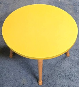 LL-BR - Childrens Yellow Table 30in Diameter