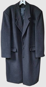 LL-BR - Mens Wool Blend Coat - Stafford Executive Size 44