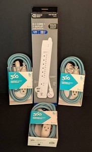 LR - Extension Cord & Surge Protector Mixed Lot (Lot of 4)