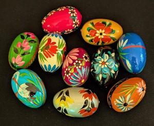SR - Ukrainian Painted Eggs (Lot of 10)
