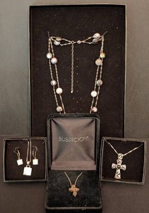 DR - Sterling Silver Jewelry Mixed Lot Necklaces & Earrings