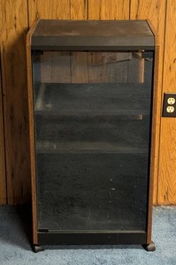 LL - Media Cabinet - Vintage Wood AV Cabinet 19 X 16 X 35 in